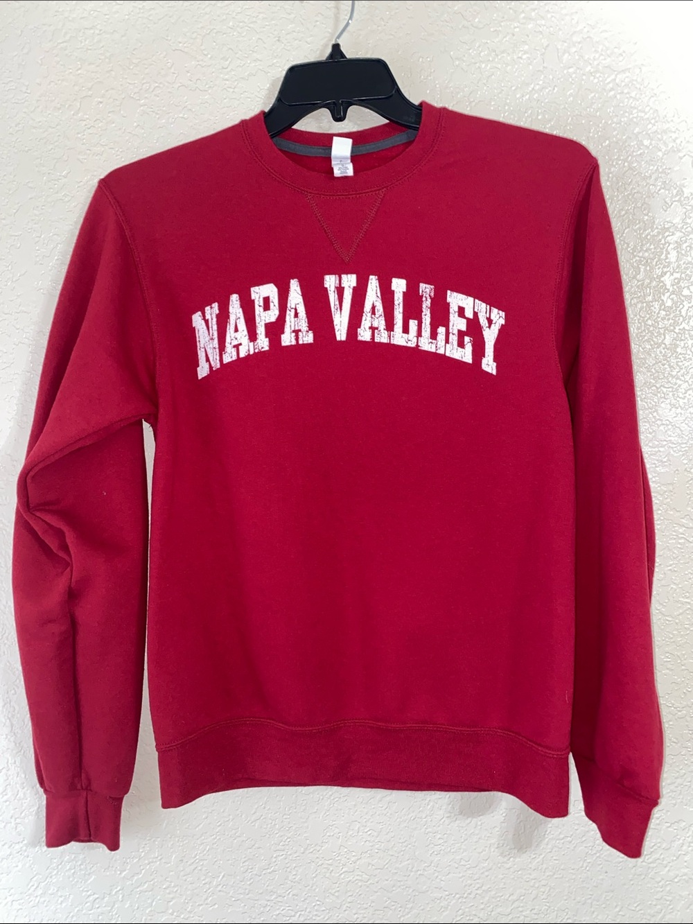 Fruit of the Loom Red Napa Valley Crewneck Sweatshirt